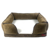 Petter World Ultra Luxury Micro Fur Orthopedic Sofa Bed for Dogs (Mocha Brown) Dogs-Bedding, Mats & Travel Supplies Petter World Dropship M