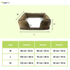 Petter World Ultra Luxury Micro Fur Orthopedic Sofa Bed for Dogs (Mocha Brown) Dogs-Bedding, Mats & Travel Supplies Petter World Dropship
