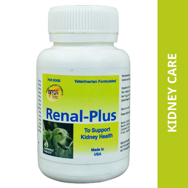Saitrayaa Renal Plus Kidney Support Tablets for Dogs  (pack of 45 Tablets)