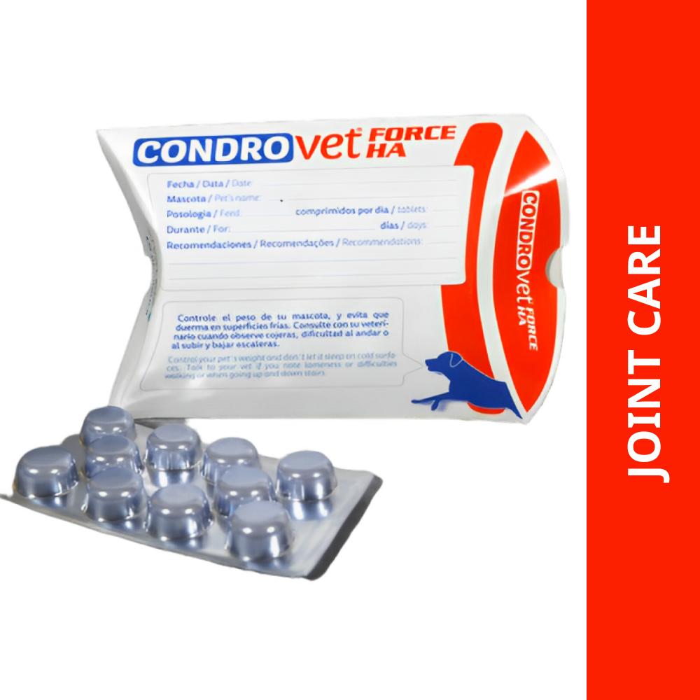 Vivaldis Condrovet Force HA Joint Support tablets for Dogs