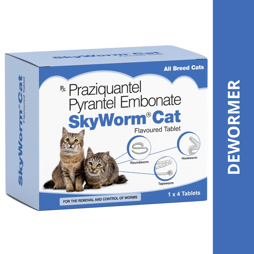 Temptations Creamy Purrrr-ee Chicken & Tuna Treats, Skyec Skyworm Deworming Tablet, Trixie Wind Up Mouse Toy (Grey) Cat Combo Exclusive Combo Exclusive Combo