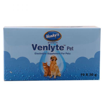 Venkys Venlyte Pet Electrolyte Supplement for Dogs and Cats (30g)