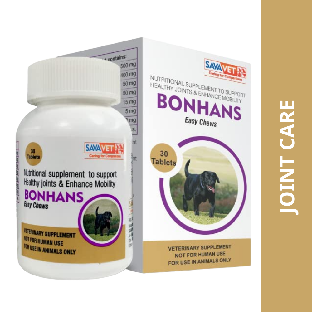 Savavet Bonhans Tablet Joint Support for Dogs (pack of 30 tablets) Dogs-Pharmacy Savavet Pharmacy