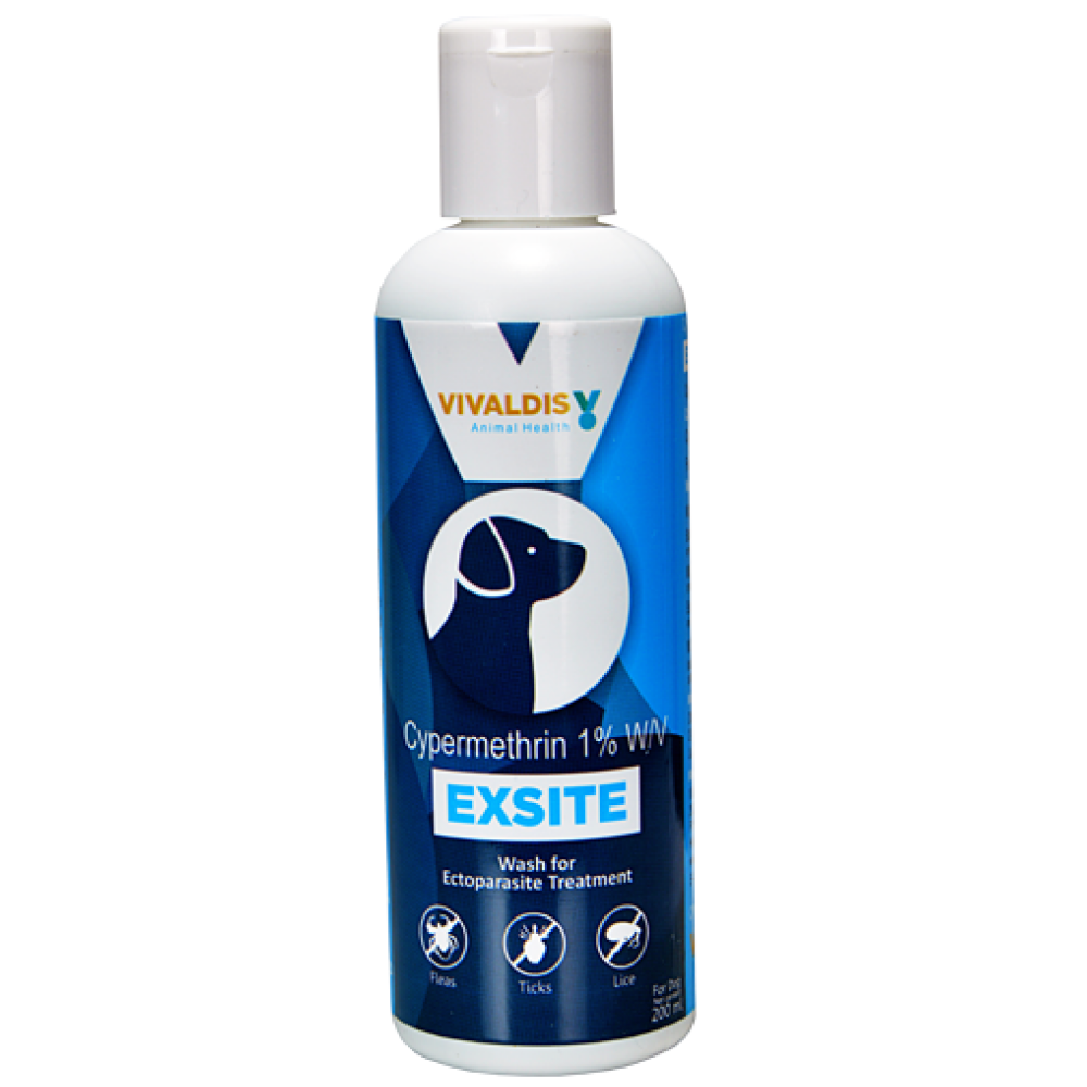 MSD Animal Health Bravecto Tablet (500mg) and Vivaldis Exsite Dog Shampoo Tick & flea Control Combo
