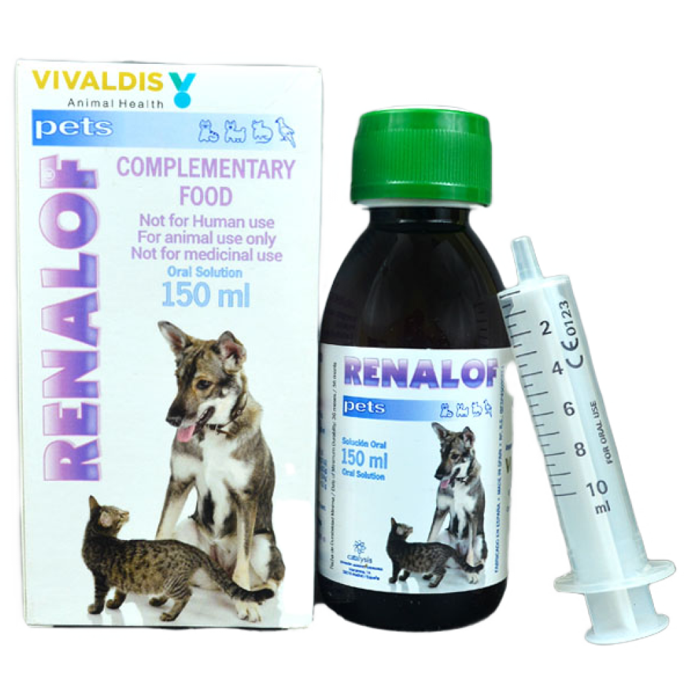 Vivaldis Renalof Pet Syrup for Dogs and Cats (150ml)