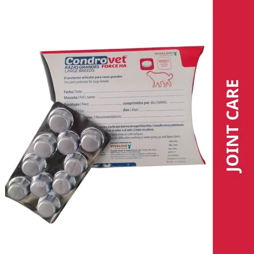 Vivaldis Condrovet Large Joint Support tablet for Dogs Dogs-Pharmacy Vivaldis Pharmacy 1 Strip (10 tablets)