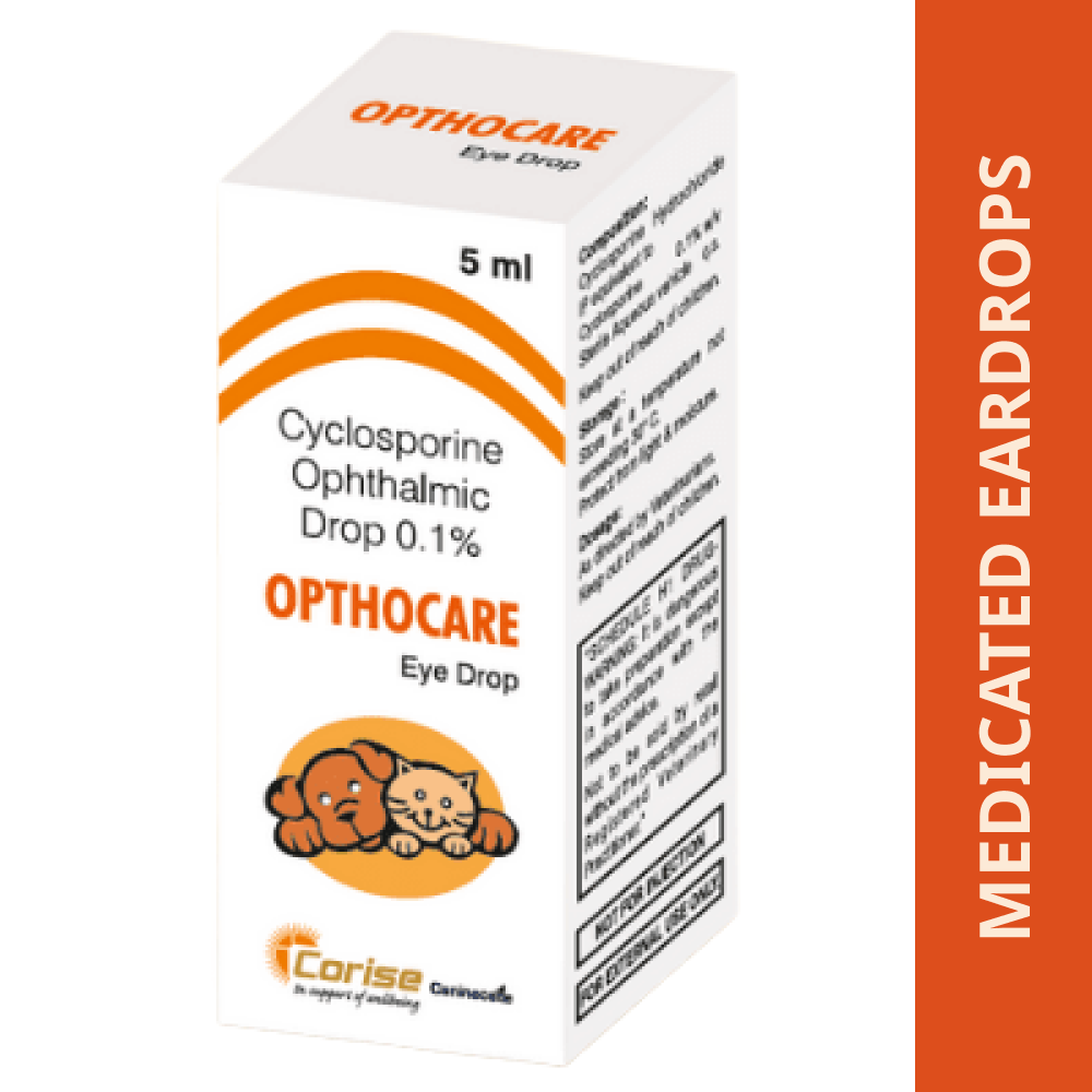 Corise Opthocare Eye Drops (Cyclosporine) for Dogs & Cats (5ml)