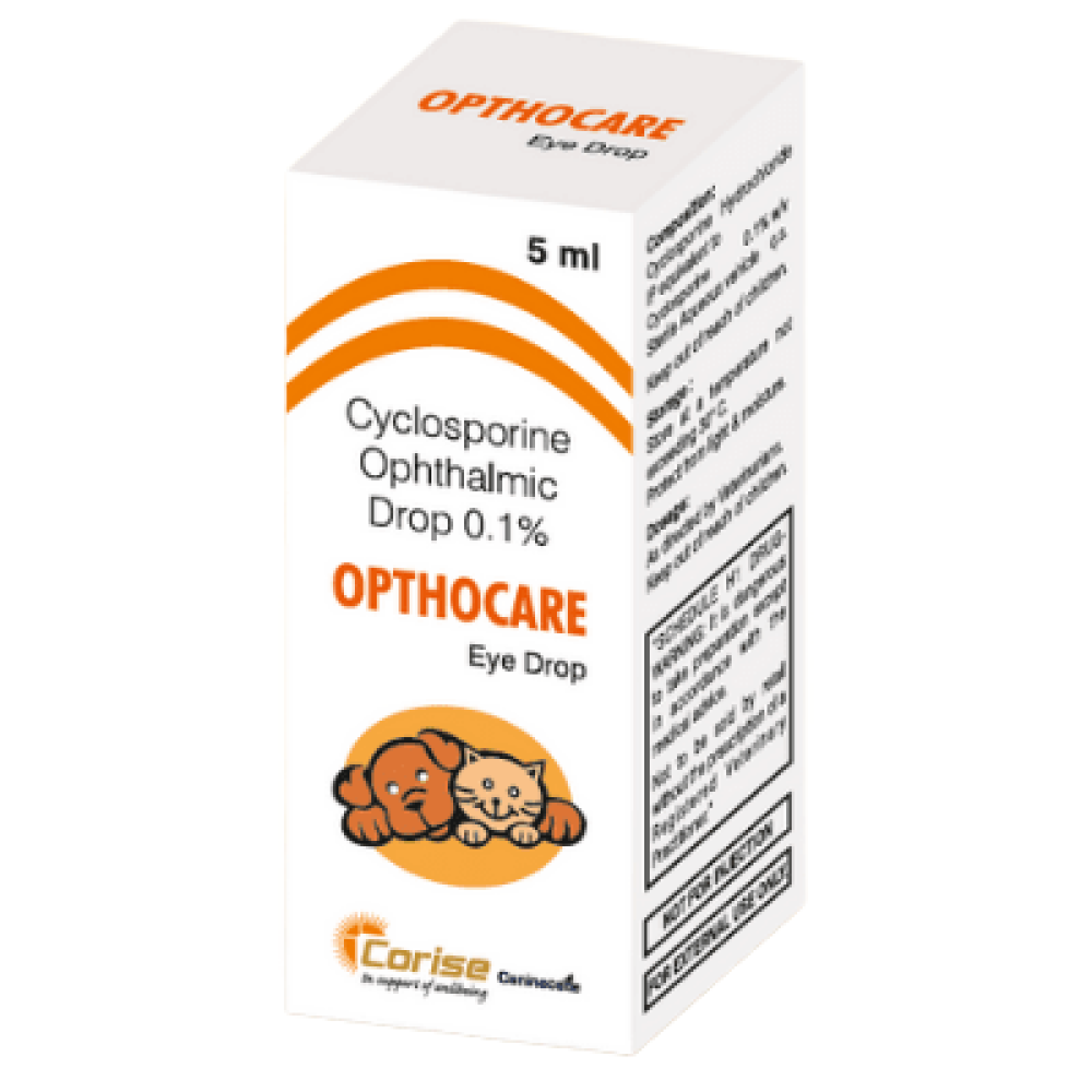 Corise Opthocare Eye Drops Cyclosporine for Dogs Cats 5ml