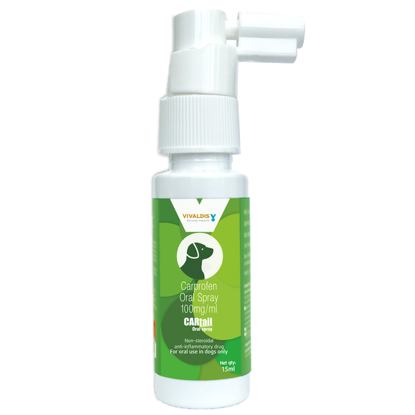 Vivaldis Cartail (Carprofen) Oral Spray for Dogs (15ml)