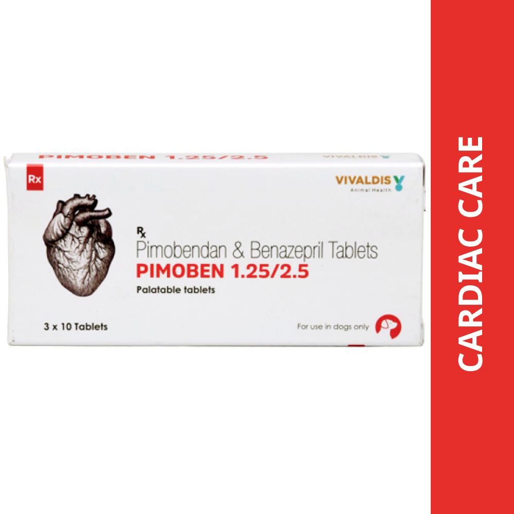 Vivaldis Pimoben 1.25/2.5mg Tablet for Dogs