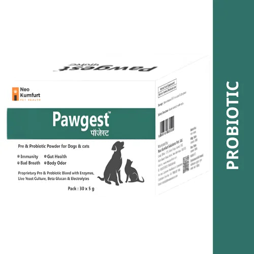 Neo Kumfurt Pawgest Powder for Dogs and Cats 5gm Both-Pharmacy Neo Kumfurt Pharmacy 5 gm