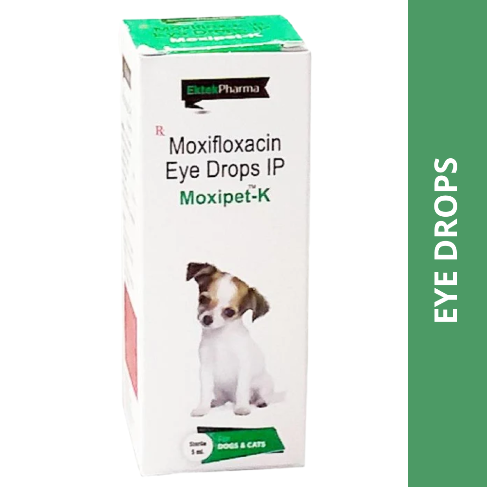 Ek Tek Moxipet K Eye Drops for Dogs and Cats