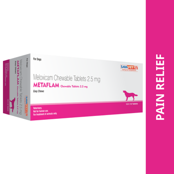 Savavet Metaflam (Meloxicam) Dog Tablet (pack of 10 tablets)