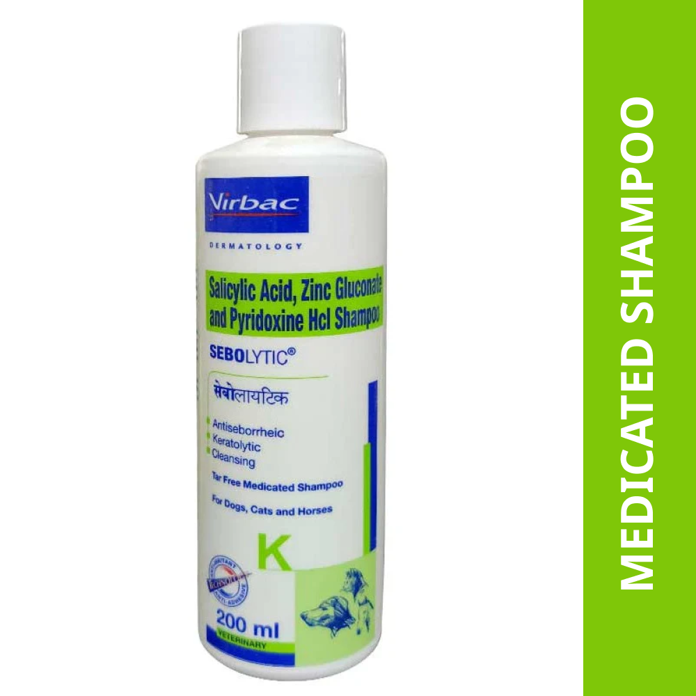 Virbac Sebolytic shampoo for Dogs and Cats (200ml)