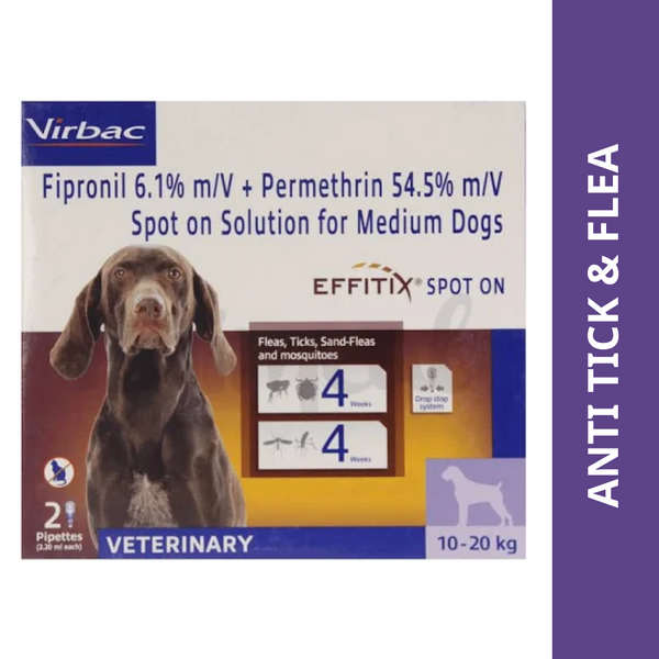 Virbac Effitix Spot On for Dogs