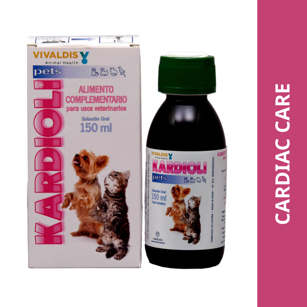 Vivaldis Kardioli Syrup (150ml) for Dogs and Cats Both-Pharmacy Vivaldis Pharmacy