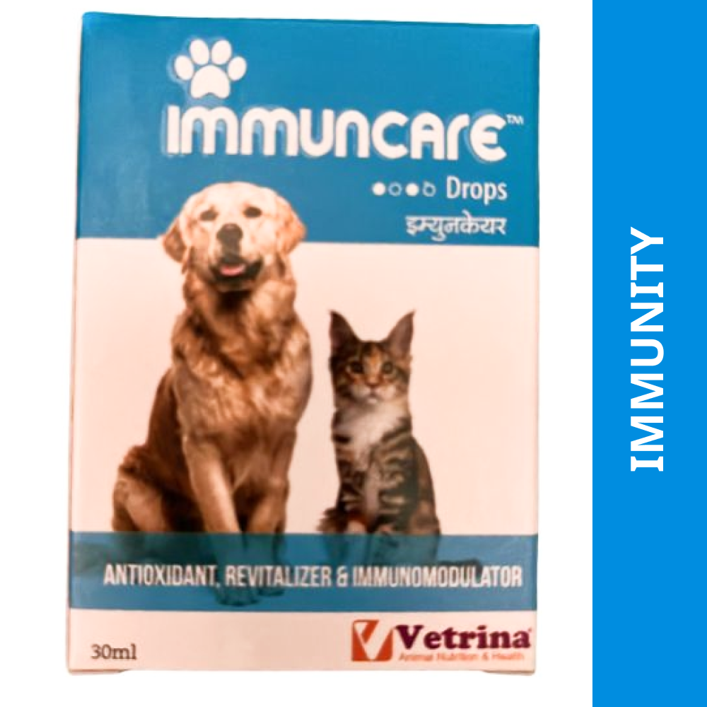 Vetrina Immuncare Drops for Dogs and Cats (30ml)