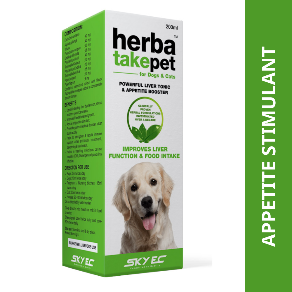 Skyec Herbatake Pet Liver Tonic Appetite Booster for Dogs and Cats Both-Pharmacy Skyec Pharmacy