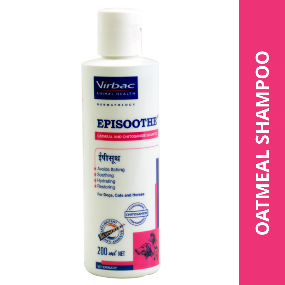 Virbac Episoothe Oatmeal Shampoo for Dogs & Cats (200ml) Both-Pharmacy Virbac Pharmacy 200mL