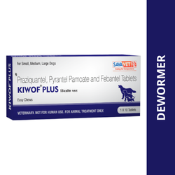 Savavet Kiwof Plus Dog Deworming Tablet (pack of 10 tablets)