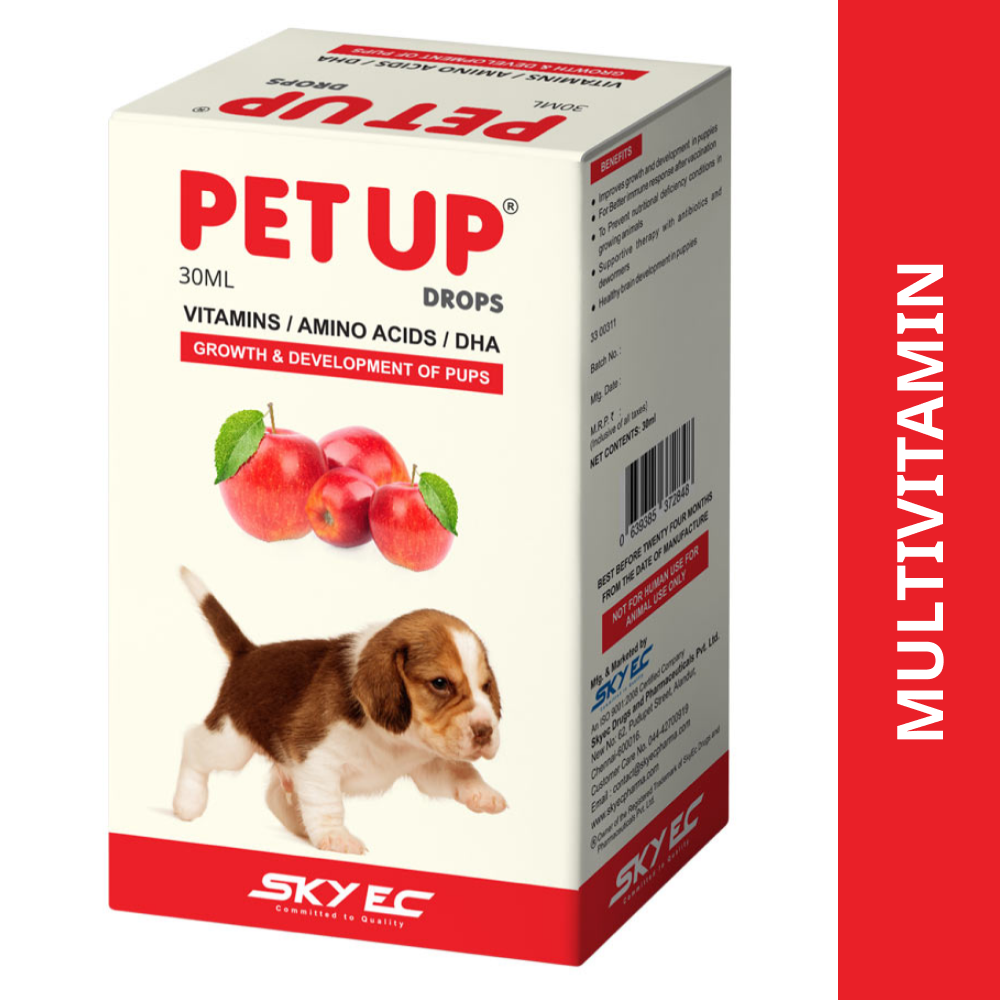 Skyec Petup Drops Multi Vitamin Supplement for Puppies and Kitten