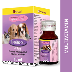 Petcare Proviboost drops Multi Vitamin Supplement for Puppies and Kitten