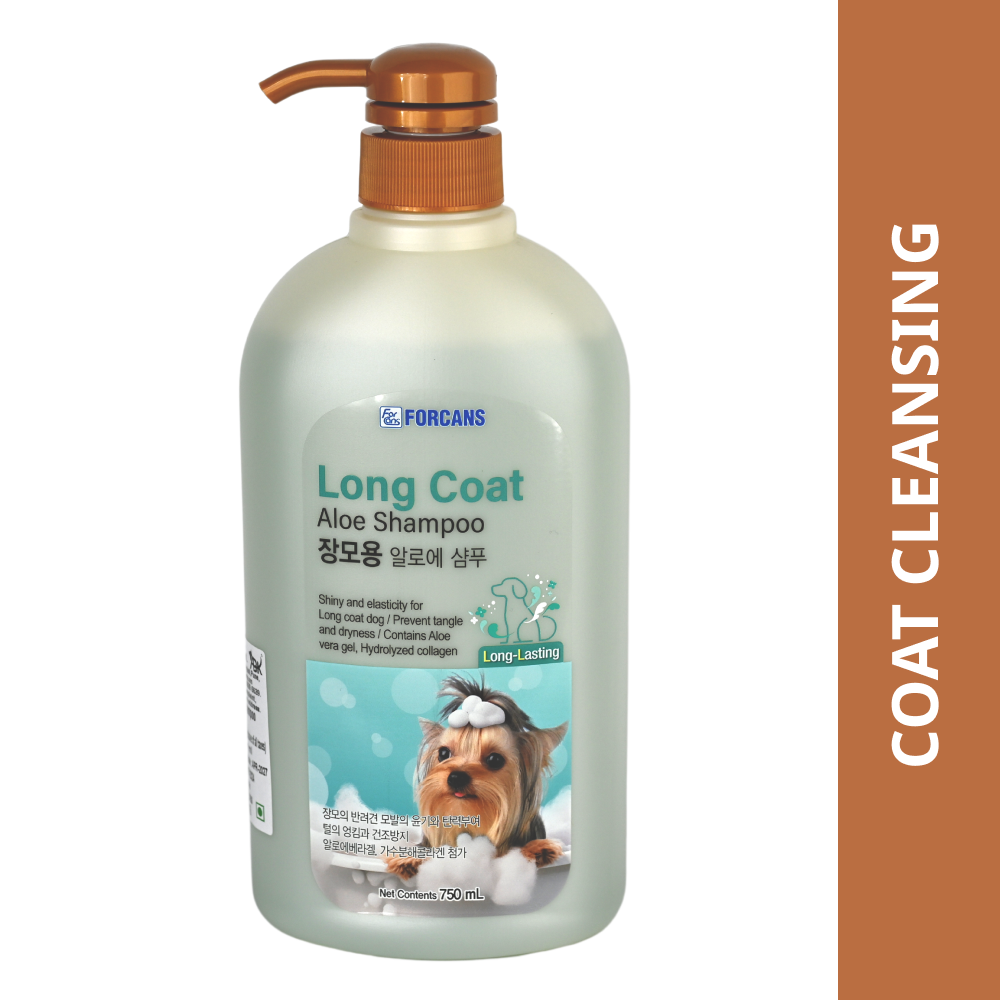 Forbis/Forcans Long Coat Aloe Shampoo for Dogs