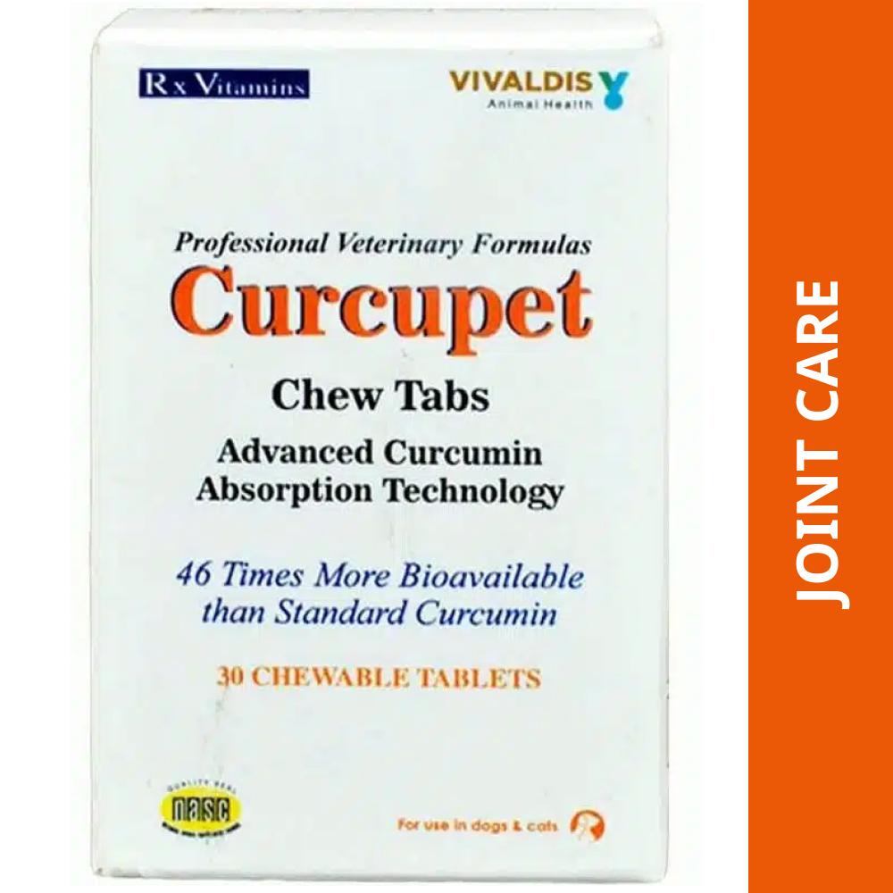 Vivaldis Curcupet (Curcumin) for Dogs & Cats (pack of 30 tablets)