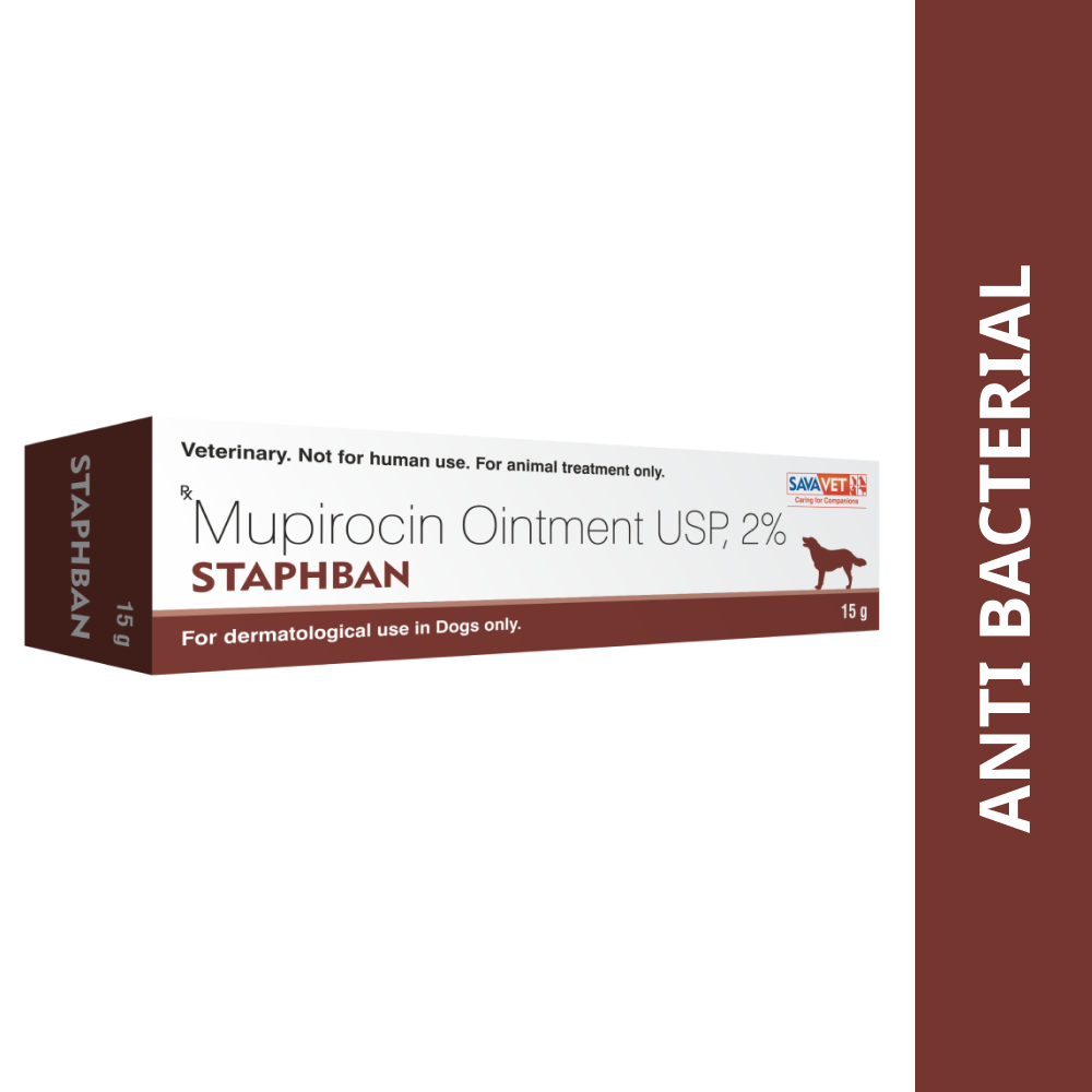 Savavet Staphban (Mupirocin) Ointment for Dogs Dogs-Pharmacy Savavet Pharmacy
