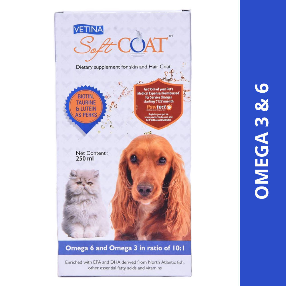Vetina Soft Coat for Dogs and Cats (250ml)