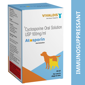 Vivaldis Atosporin (Cyclosporin) Oral Solution for Dogs & Cats (30ml)