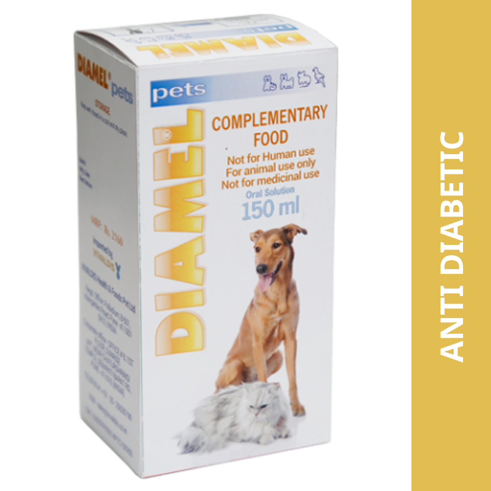 Vivaldis Diamel Syrup (150ml) for Diabetes in Dogs and Cats Both-Pharmacy Vivaldis Pharmacy