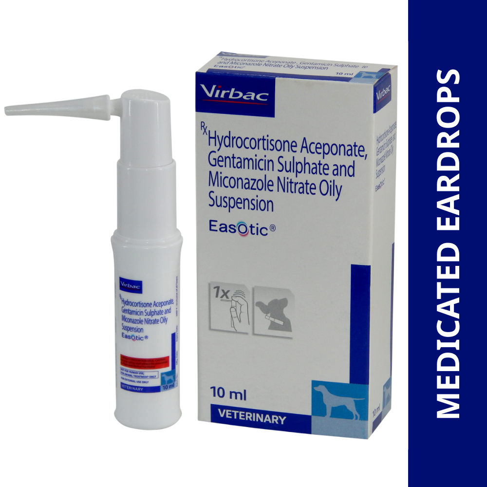 Virbac Easotic Ear Drops (10ml) Both-Pharmacy Virbac Pharmacy