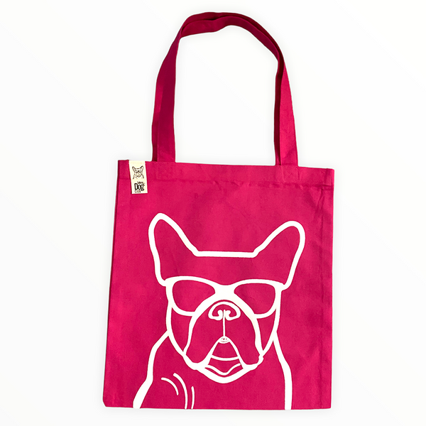 Talking Dog Club Dog Face Carry All Tote Bag for Women (Pink)