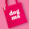 Talking Dog Club Dog Ma Carry All Tote Bag for Women (Pink) Pet Parent-Clothing & Accessories Talking Dog Club Dropship