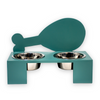 Talking Dog Club Chicken Leg Doggy Bowl Diners for Dogs (Green) Dogs-Bowls & Feeders Talking Dog Club Dropship