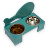 Talking Dog Club Chicken Leg Doggy Bowl Diners for Dogs (Green) Dogs-Bowls & Feeders Talking Dog Club Dropship 750+750mL