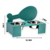 Talking Dog Club Chicken Leg Doggy Bowl Diners for Dogs (Green) Dogs-Bowls & Feeders Talking Dog Club Dropship