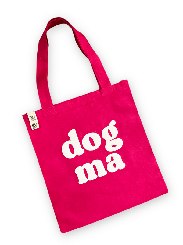 Talking Dog Club Dog Ma Carry All Tote Bag for Women (Pink)