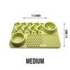 Talking Dog Club Lickables Lick Mat for Dogs and Cats (Green)