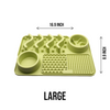 Talking Dog Club Lickables Lick Mat for Dogs and Cats (Green)