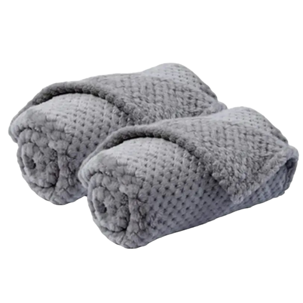 Talking Dog Club Blankies Warm Blankets for Dogs and Cats (Grey)