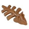 Talking Dog Club Dinosaur Nylon Bone Heavy Chew Toy for Dogs (Brown) Dogs-Toys Talking Dog Club Dropship 19x11 cm