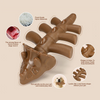Talking Dog Club Dinosaur Nylon Bone Heavy Chew Toy for Dogs (Brown) Dogs-Toys Talking Dog Club Dropship