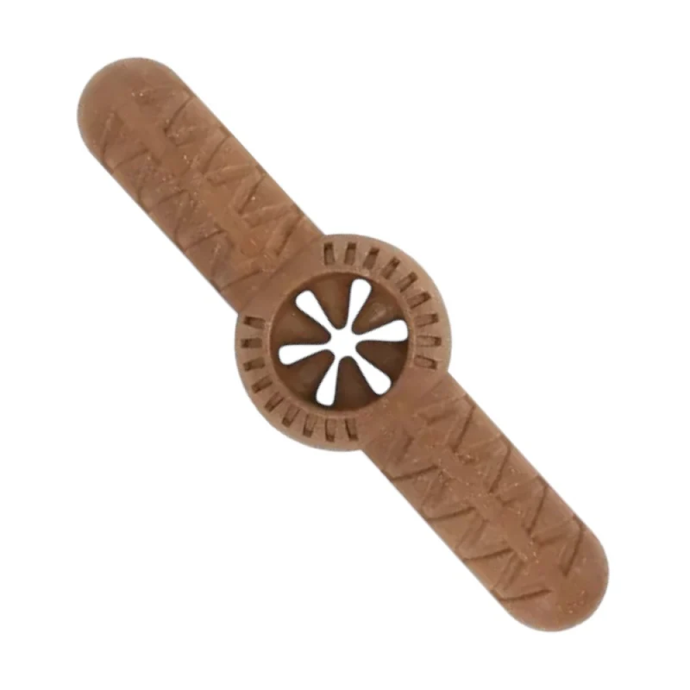 Talking Dog Club Bar Nylon Bone Heavy Chew Toy for Dogs (Brown) Dogs-Toys Talking Dog Club Dropship 18.5x14 cm