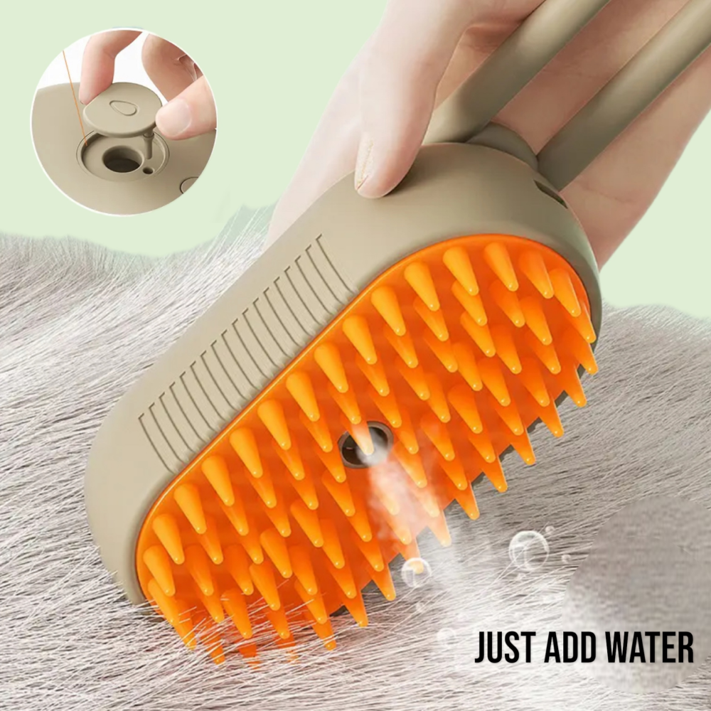 Chullbull Electric Multifunctional Steam Brush for Dogs and Cats (Multicolor) Both-Grooming Supplies Chullbull Dropship