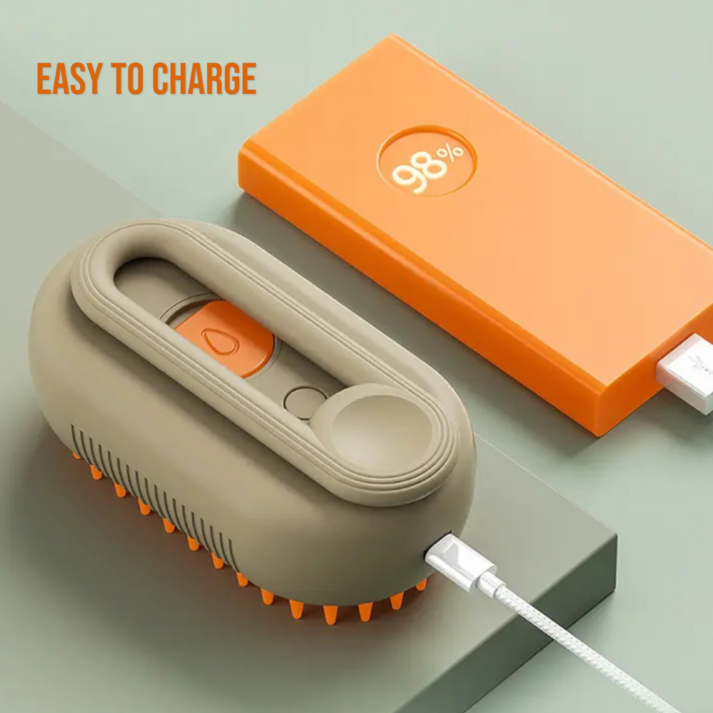 Chullbull Electric Multifunctional Steam Brush for Dogs and Cats (Multicolor) Both-Grooming Supplies Chullbull Dropship