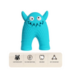 Talking Dog Club Monster Tough Rubber Toy for Dogs and Cats (Blue) Dogs-Toys Talking Dog Club Dropship