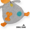 Talking Dog Club Big Belly Cow Puppy Toy for Dogs (Grey) Dogs-Toys Talking Dog Club Dropship