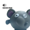 Talking Dog Club Elephant Bouncy Ball Toy for Dogs (Grey) Dogs-Toys Talking Dog Club Dropship